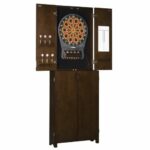 Valley Billiards Other Furniture Dartboard Cabinet Nutmeg